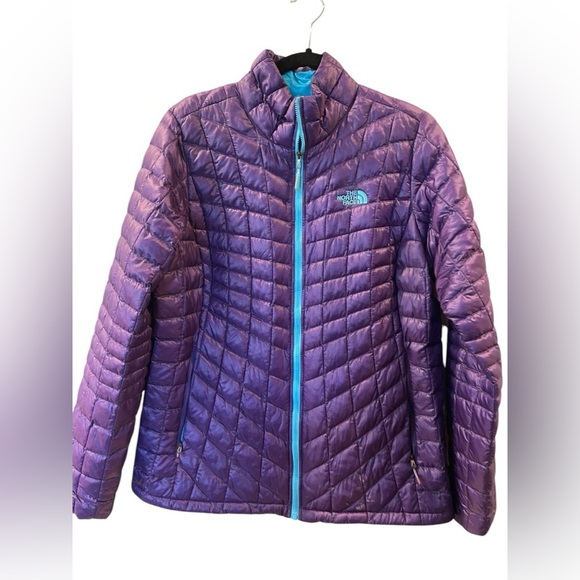 The North Face Women’s ThermoBall Eco Insulated Jacket Purple Size: Large - Picture 1 of 9